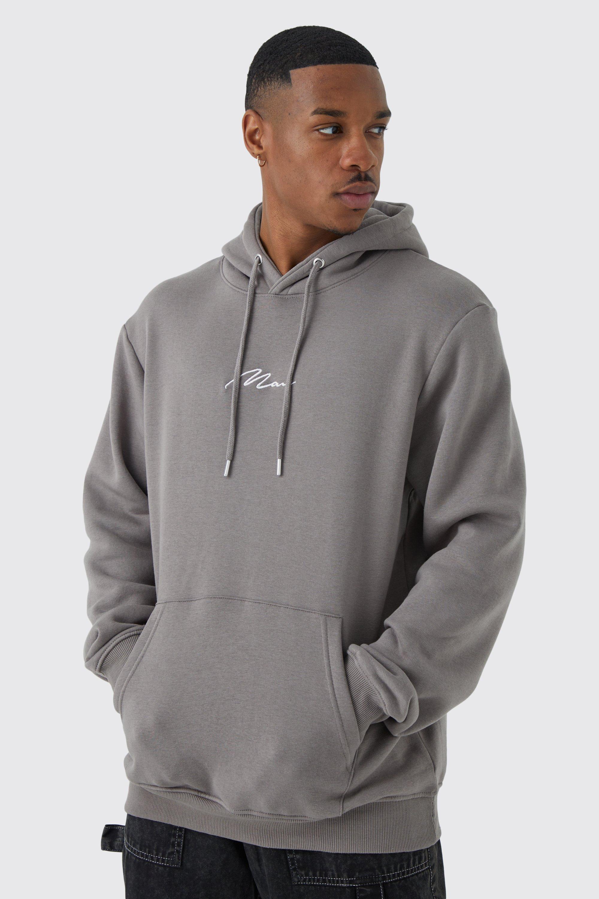 Dark gray shop hoodie mens